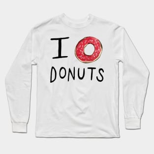 I ❤ Donuts Long Sleeve T-Shirt